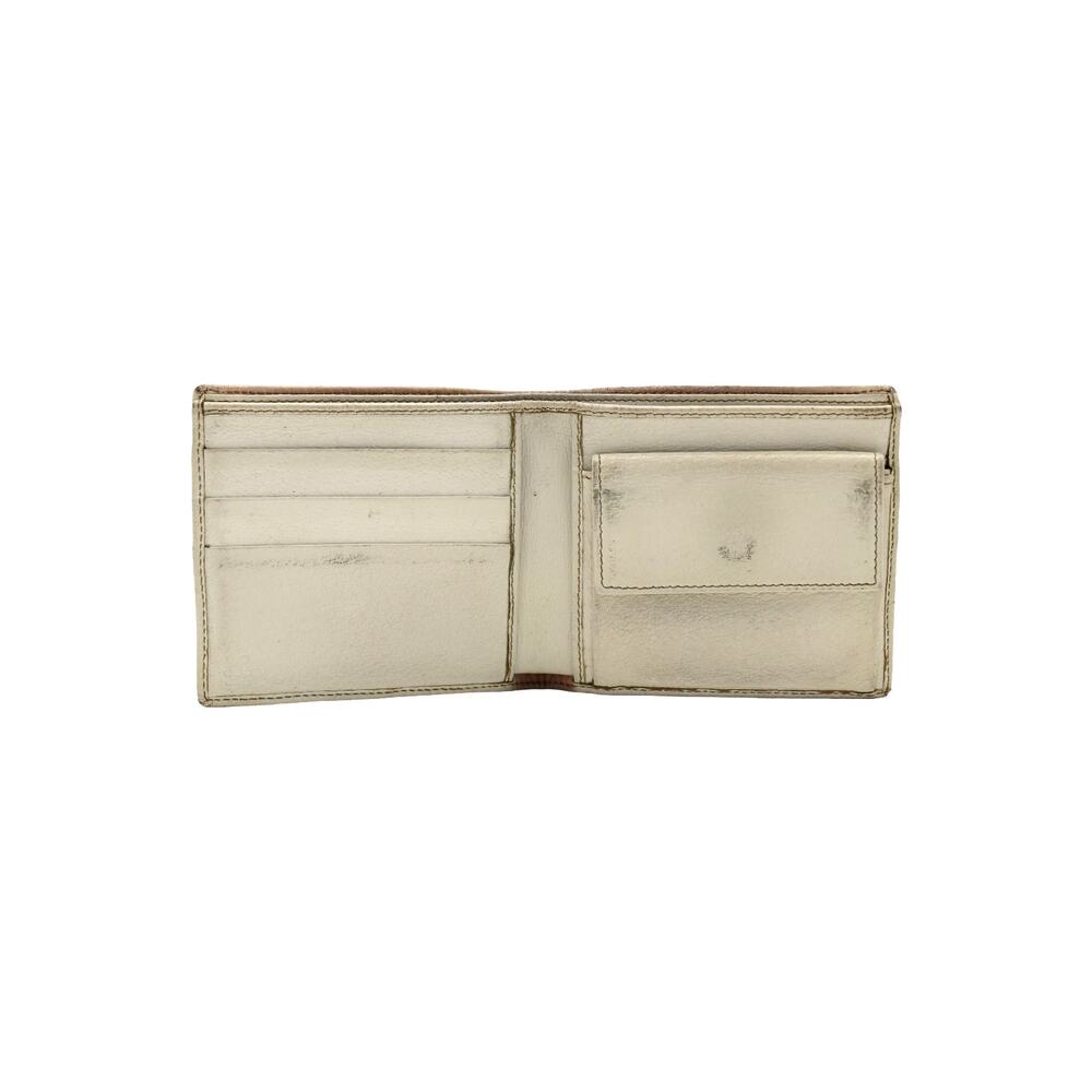 🔴 Gucci GG Supreme Signature Web Bifold Wallet - White - Picture 5 of 8